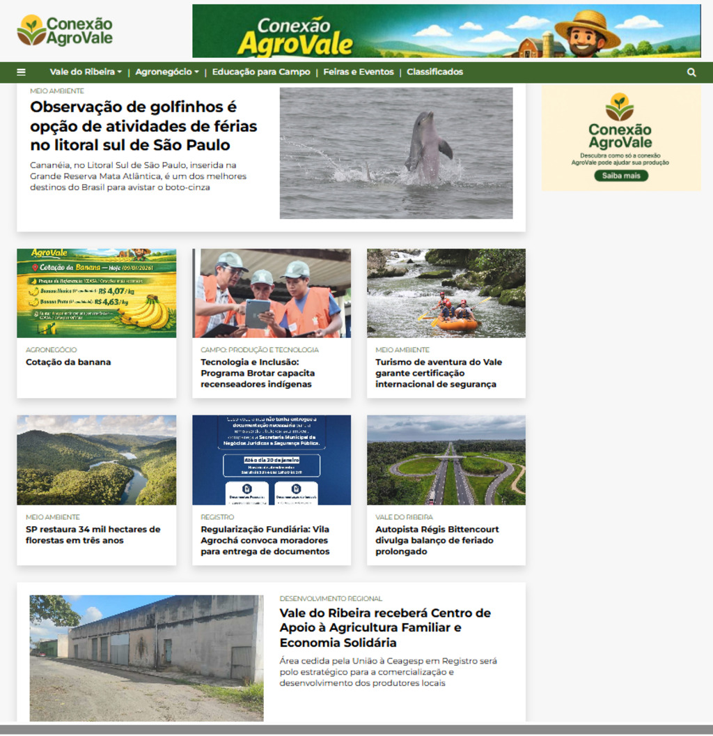 Conexão AgroVale estreia como novo hub de informação e negócios